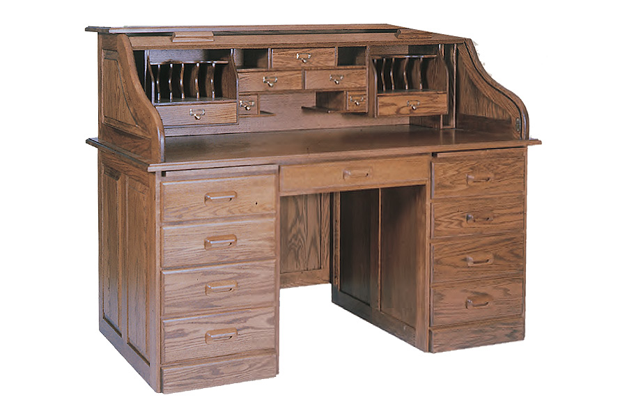 traditional rolltop desk sixty inches